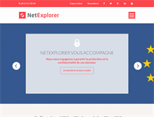 Tablet Screenshot of netexplorer.fr